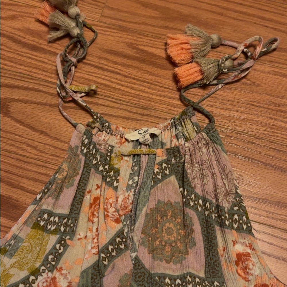 Colorful Patterned Jumpsuit - Picture 2 of 2